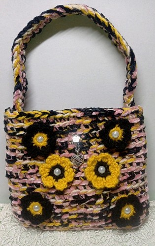 Handmade crochet bag - handmade,