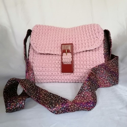 Borsa crochet spalla - borsa, a