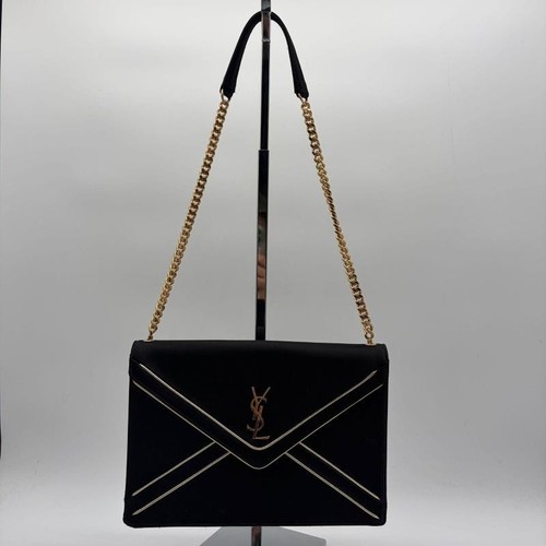 Womens ysl gaby black - gaby, silk