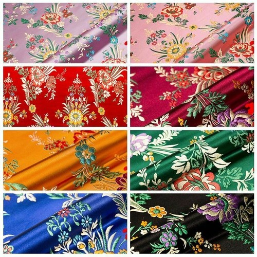 Satin faux silk chinese fabric - faux,