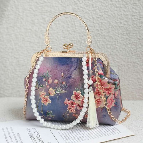 Borsa seta jacquard - borsa,