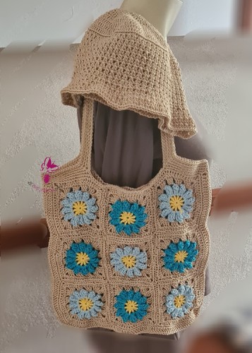 Borsa granny uncinetto - granny,,