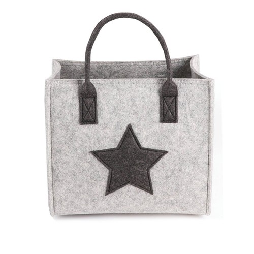 Felt star tote - tote, shopper