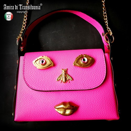 Women fuchsia clutch - fuchsia, medium