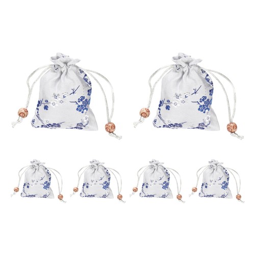 6pcs silk lanyard bag 3x4 - 6pcs,