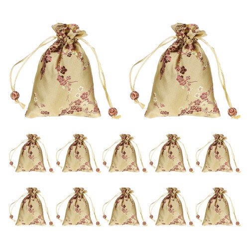 12pcs silk bag with - bag, lanyard
